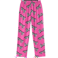 thumbnail image 2 of Barbie Pajamas Pants Women Pink Allover Logo Print Pajama Bottoms Sleepwear pants for Women Sizes 2-9Y, 2 of 9