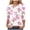 Light Pink, variant on felwors 3/4 Length Sleeve Womens Tops, Spring Summer Tops Crew Neck Floral Print Workout Shirts for Women Loose Fit (Red, XXXL)