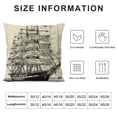 thumbnail image 5 of Chilfamy Aesthetic Decorative Pillow Covers for Couch Sofa Indoor Outdoor Square Design Short Plush Printing Fade Resistant 1PC 20x20in, 5 of 5