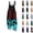 #01 Blue, variant on Halloween Rompers for Women Pumpkin Print Sleeveless Jumpsuit Wide Leg Pants One Piece Adjustable Strap Loose Casual Costume Outfit Party Wear,#01 Cyan,XL