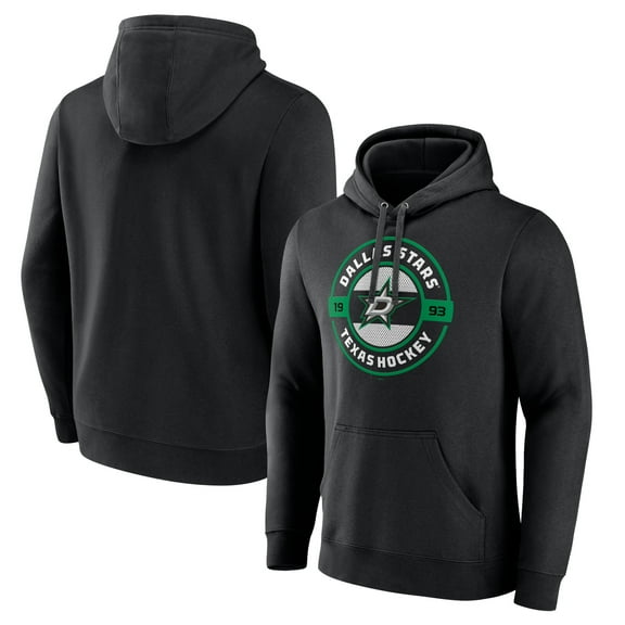 Men's Black Dallas Stars Native Pullover Hoodie