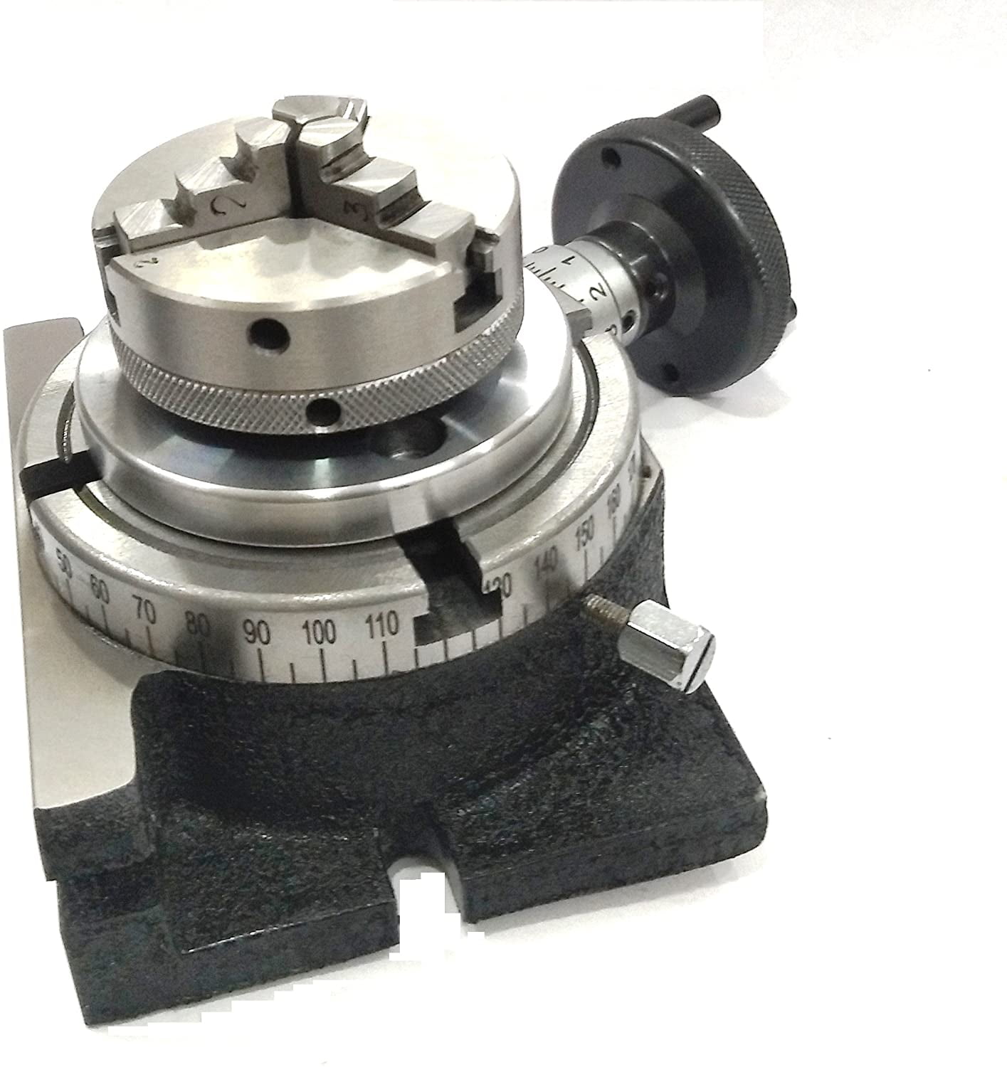 4 rotary table with chuck in stock