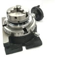 thumbnail image 1 of Assorts HV 4"/ 100 Rotary Table With Small Chuck & Back Plate+ T Nuts-milling Indexing (4"/100 mm Rotary Table With 65 mm 3 Jaws Chuck), 1 of 4
