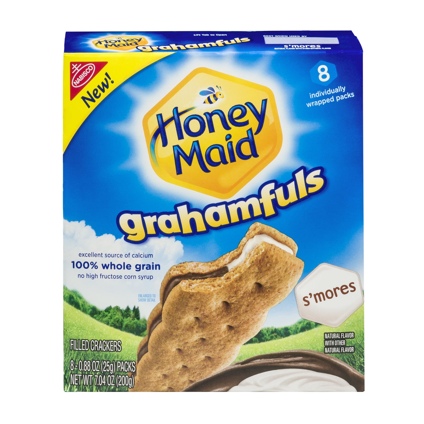 Nabisco Honey Maid Grahamfuls S'mores Filled Crackers 8 CT0.88 OZ