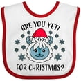 thumbnail image 3 of Inktastic Are You Yeti for Christmas with Yeti and Snowflakes Adult Boys or Girls Baby Bib, 3 of 4