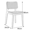 thumbnail image 3 of SILLA IVONE PVC NEGRA, 3 of 3