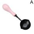 thumbnail image 3 of Non-stick Frosted Sealing Wax Spoon with Wood Handle for Easy Cleaning, 3 of 8