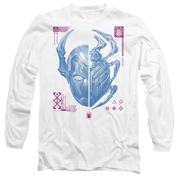 Blue Beetle (2023) Split Beetle Unisex Adult Long-Sleeve T Shirt