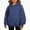 Navy, variant on ITSAME Girls Thumbhole Hoodie Loose Fit Long Sleeve Pullover Casual Sweatshirt with Kangaroo Pocket Size 7