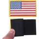 thumbnail image 3 of 2 Pieces Tactical USA Flag Patch - Gold Border American Flag US United States of America Military Uniform Emblem Patches, 3 of 5
