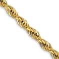thumbnail image 1 of 14k Yellow Gold 16 Inch 3mm Rope Chain Necklace Pendant Charm, 1 of 9