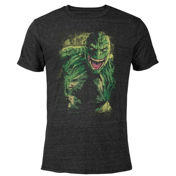 Marvel Spider-Man: No Way Home The Lizard Illustrated - Short Sleeve Blended T-Shirt for Adults – Customized-Black