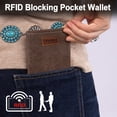 thumbnail image 4 of Billetera Montana West Wrangler pequeña para mujer con forro RFID, 4 of 6