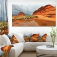 thumbnail image 1 of Clear Lake Vermillion Cliffs - Oversized Landscape Canvas Art, 1 of 1