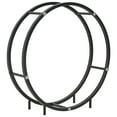 thumbnail image 1 of vidaXL Firewood Rack Black 70x20x70 cm Steel, 1 of 4