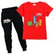 thumbnail image 1 of Camiseta de manga corta para niños, ropa para niños, moda de verano, pantalones para bebés y niñas, top informal zhangmenya LED, 1 of 2