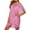 Pink, variant on Fysho Women Summer Swimsuit Beach Bikini Cover Up Loose Plus size Crochet Cover ups