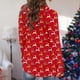 thumbnail image 4 of Cárdigan de Navidad para mujer, cárdigan con estampado de Papá Noel, cárdigan de manga larga, suéter, abrigo Fridja  BV0+5116, 4 of 6