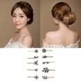 thumbnail image 3 of EeaseMX 10 pinzas para el pelo vintage con diseño de hojas y flores, horquillas, pasadores y accesorios para el cabello (diseños variados), 3 of 7