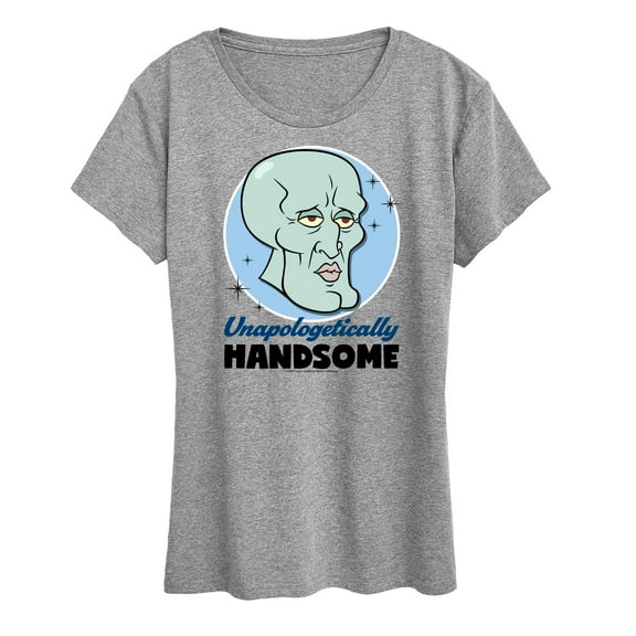 SpongeBob SquarePants - Unapologetically Handsome - Women's Short Sleeve Graphic T-Shirt