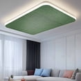 thumbnail image 2 of Dark Green Burlap Texture Fluorescent Light Covers, Farmhouse Vintage Green Magnetic Light Covers for Ceiling Lights, Fluorescent Ceiling Shade Filters for Classroom Bedroom Office 4x2Ft x 4PCS, 2 of 8