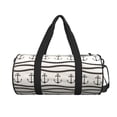 thumbnail image 2 of Fotbe Anchors and Ropes Pattern Foldable Sports Gym Bag with Wet Dry Pocket, Ultralight Travel Bag, Large Capacity Duffel Bag, Splash Proof Carry on Bag, Overnight Bag, Weekender Bag, 2 of 8