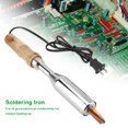 thumbnail image 4 of 220V Electric Soldering Iron with Chisel Tip and Wood Handle Solder Station Repair Tool (300W), 4 of 8