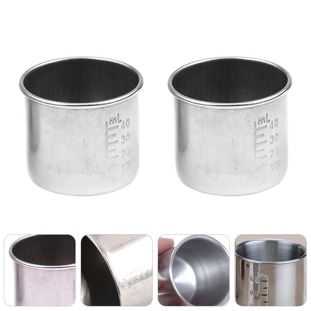 LEEYNEER4Pcs Household Pills Cups Multi-function Graduated Cups Convenient Measuring Cups