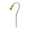 thumbnail image 2 of Dabmar Lighting LV114-ABZ-JUNGLE Brass Path- Walkway and Area Light with Tulip Glass Shade- Antique Bronze, 2 of 2