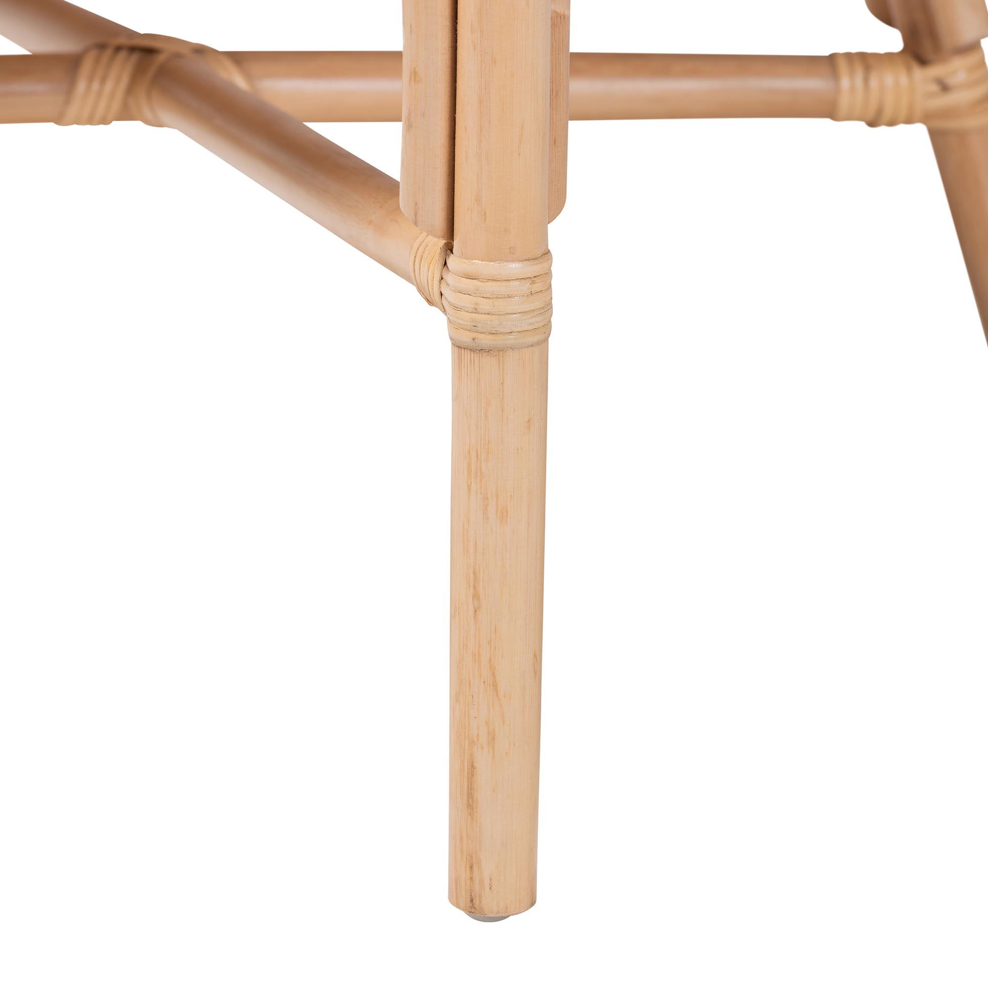 bali & pari Padma Boho Dining Chair, Natural