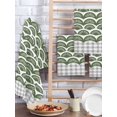 thumbnail image 2 of Sage Green Pine Leaves Kitchen Dish Towels for Drying Dishes Set of 2, Abstract Art Geometric Gray Plaid Waffle Weave Microfiber Hand Tea Bathroom Towels Quick Dry & Absorbent Towel 15.7x23.6, 2 of 7