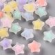 thumbnail image 1 of Transparent Acrylic Beads Frosted Bead in Bead Star Mixed Color 14x15x8.5mm Hole: 2mm about 518pcs/500g, 1 of 6