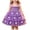 Purple, variant on Princess Tutu Dress for Toddler Girls - 3-Layer Tulle Skirt with Soft Lining for Birthday(Purple,12-18 Months)
