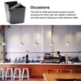 thumbnail image 3 of Wosthever Coffee Knock Box Absorbente de golpes Polvo Grind Dump Cubo de basura Plástico Lavable Residuos Cubo Hogar Café Accesorio Juegos de servir café y té, 3 of 6