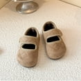 thumbnail image 2 of Toddler Shoes,Winter Girls Sneakers Warm Lined Casual Non Sole Soft Comfortable Indoor Outdoor Play,Toddler Boy Shoes,Beige,4-4.5 Years, 2 of 4