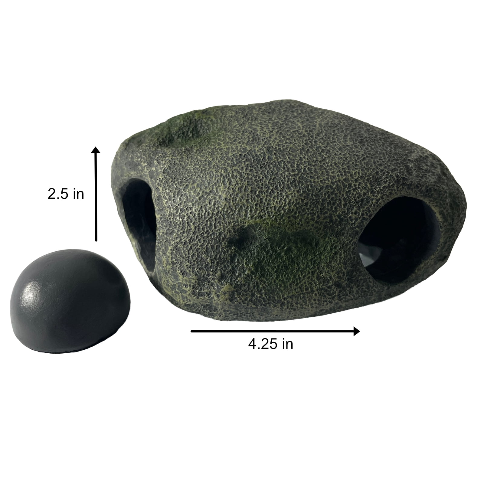OrnaMounts®  Floating Everyday Aquarium Decor with Magnetic Handle, Gray