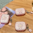 thumbnail image 4 of Glitter Cherry Blossom Pendant for Apple AirPods Pro 1/2/3 Generation Wireless Bluetooth Headset Cover Transparent Glitter (Pink,For Airpods 3 ), 4 of 5