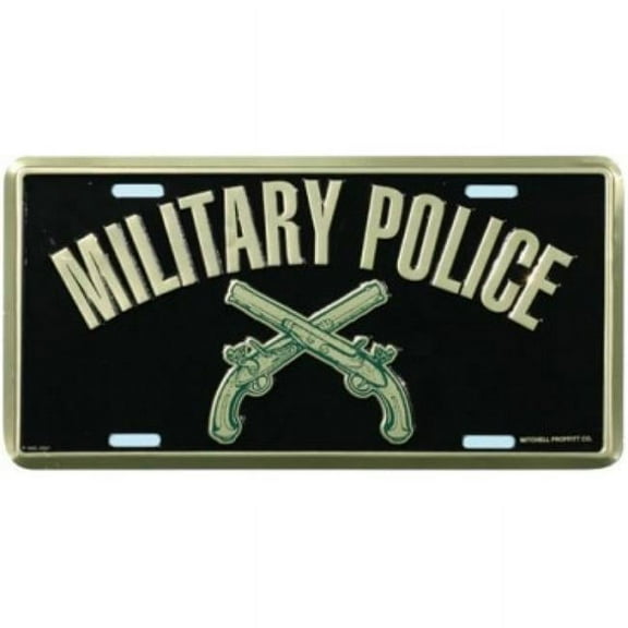 Military Police License Plate