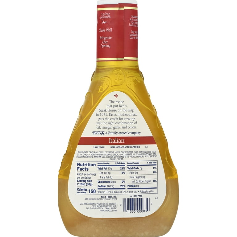 Ken's Steak House Italian Dressing & Marinade (24 fl oz)