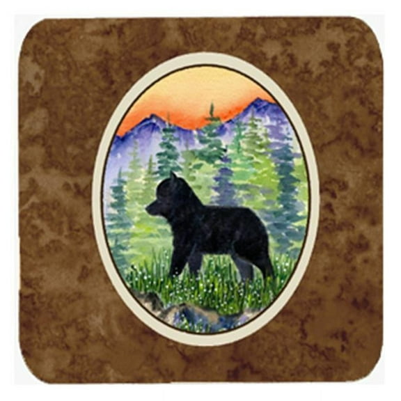 Schipperke Foam Coasters - Set Of 4