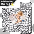 thumbnail image 4 of White and Gray Of Leopard Print Toddler Nap Mats for Kids Preschool,Sleeping Mat Bag or Kids,Toddler Sleeping Bag,Toddler Nap Mat or Daycare, 4 of 6
