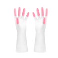 thumbnail image 3 of Guantes Impermeables De Goma Para Lavar Platos De Cocina Guantes De Limpieza De Baño Reutilizables De Color De Contraste Moyic HA014547-00, 3 of 7