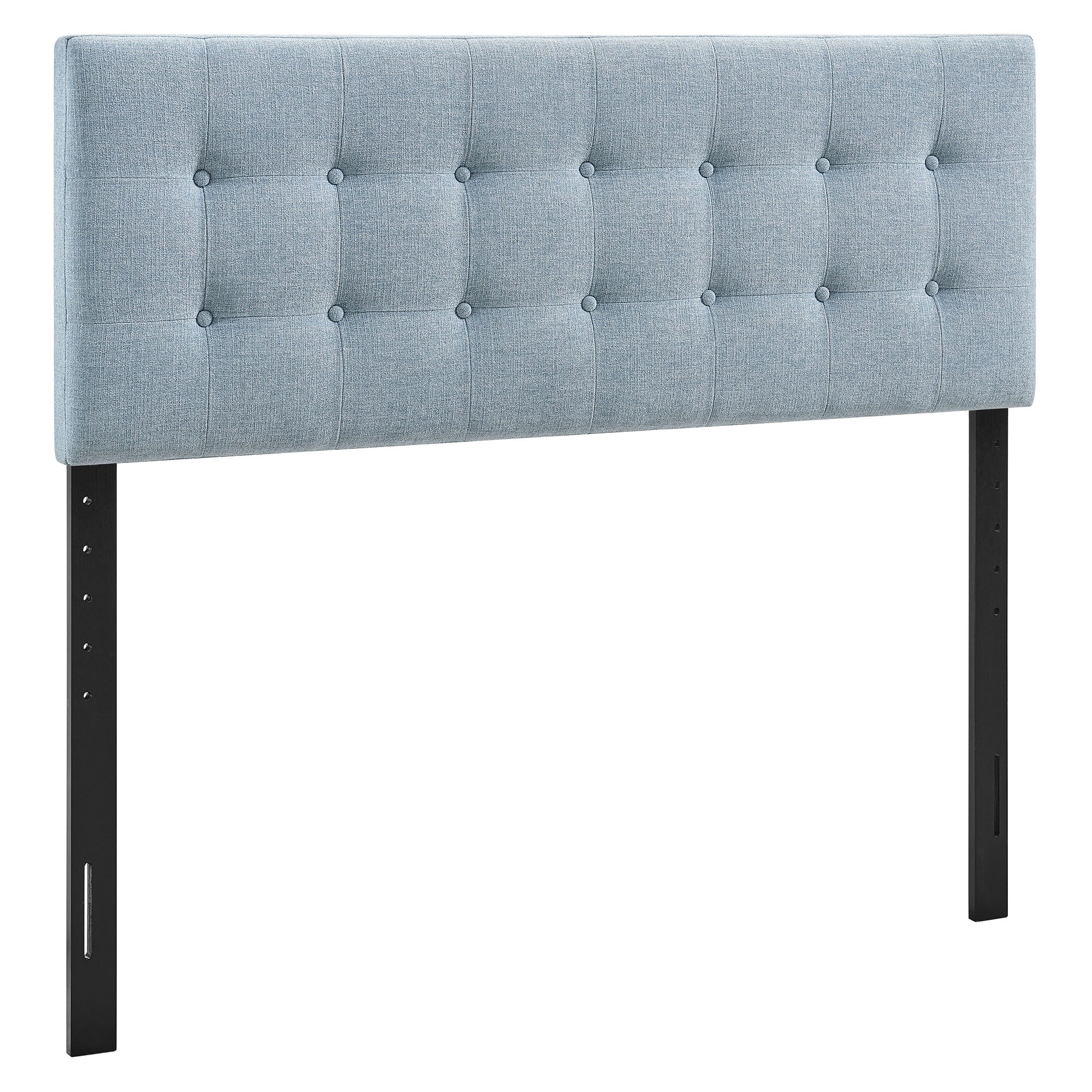 Emily Fabric Upholstered Full Size Headboard in Sky Blue