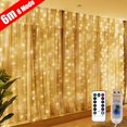 thumbnail image 2 of Guirnalda de luces LED para decoración navideña de Navidad 2024, guirnalda de luces para dormitorio con control remoto, 2 of 5