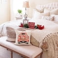 thumbnail image 3 of Valentines Pillow Covers 20X20 Set of 4 Pink Heart Truck Grey Plaid for Valentines Day Decor Anniversary Outdoor Farmhouse Decorative Throw Pillows Cushion Case Decorations for Couch, 3 of 5