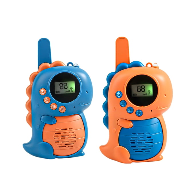 Blue Interactive Talkie Handheld Wireless Dinosaur Phone Toy, Parent Child Communication Device, Fun And Educational For Kids