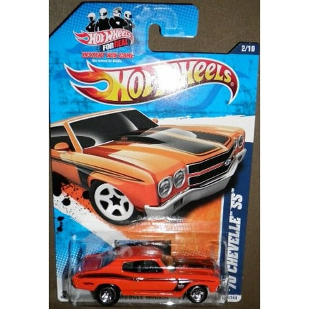 Hot Wheels 2011 Muscle Mania '70 Chevelle SS - Orange, 2/10 Series, Car #102/244