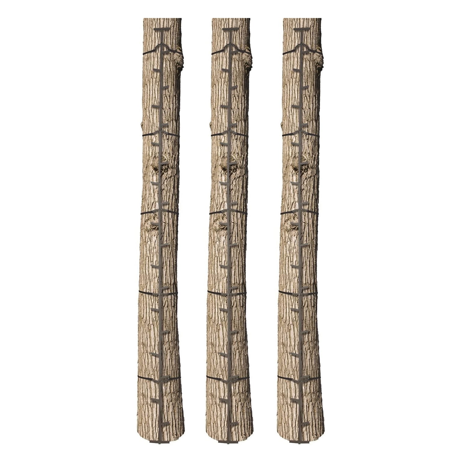 3 Pack Tree Quick Single Climbing Sticks Steel Ladder Steps Hunting Tree Stand 