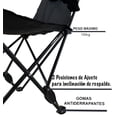 thumbnail image 3 of 2 Silla De Playa Plegable Reclinable Con Funda para Exterior negro, 3 of 9