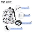 thumbnail image 4 of Lsque Panda Bear1 Pattern Canvas Daypack, Durable Backpack, High-quality Versatile Backpack,Vintage Compact Backpack-Small, 4 of 6